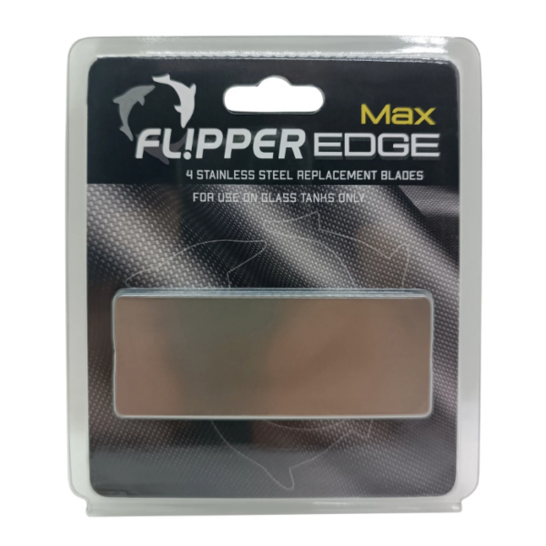 Flipper Edge MAX Stainless Steel Blades - 4pk