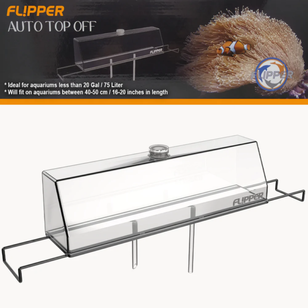 Flipper Auto Top Off Clear Acrylic Aquarium Water Storage Reservoir System