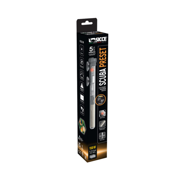 Sicce SCUBA Preset 150 - Submersible Heater - 150 Watt