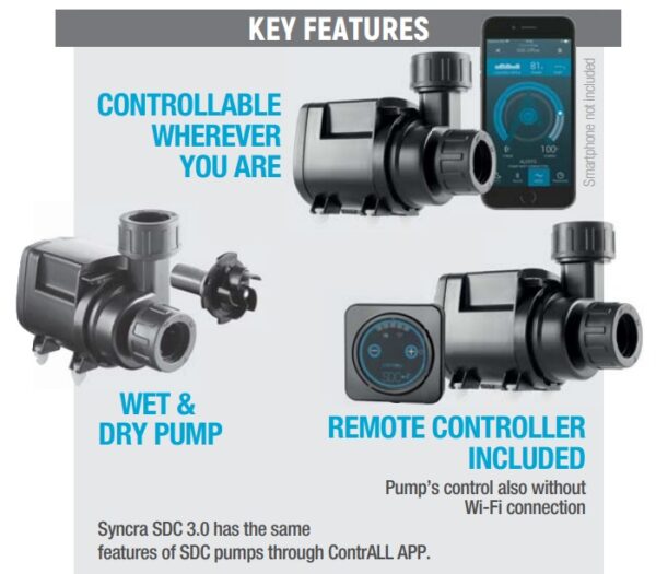 Sicce Syncra SDC 3.0 Aquarium Pump 800gph - Image 3