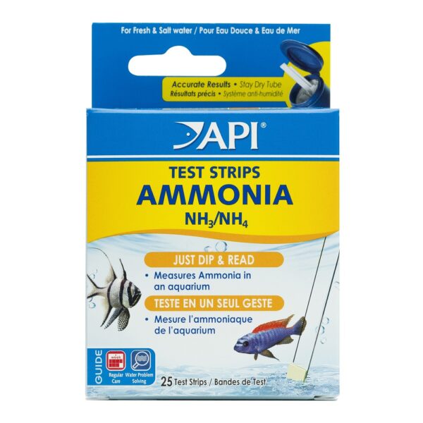 API Ammonia Test Strips 25ct FW/SW